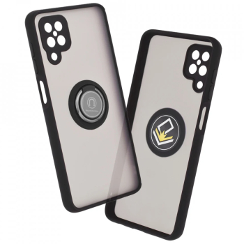 Husa pentru Samsung Galaxy A12 / A12 Nacho - Techsuit Glinth - Black 