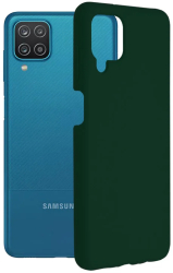Husa pentru Samsung Galaxy A12 / A12 Nacho - Techsuit Soft Edge Silicone - Dark Green 