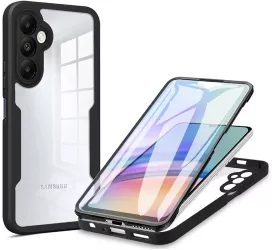 Husa pentru Samsung Galaxy A15 4G / A15 5G + Folie - Techsuit ColorVerse 360 Series - Black 