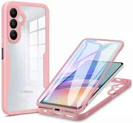 Husa pentru Samsung Galaxy A15 4G / A15 5G + Folie - Techsuit ColorVerse 360 Series - Pink 