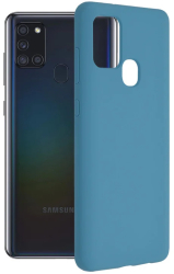 Husa pentru Samsung Galaxy A21s - Techsuit Soft Edge Silicone - Denim Blue 