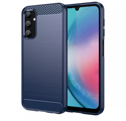 Husa pentru Samsung Galaxy A34 5G - Techsuit Carbon Silicone - Blue 