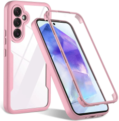 Husa pentru Samsung Galaxy A35 5G + Folie - Techsuit ColorVerse 360 Series - Pink 