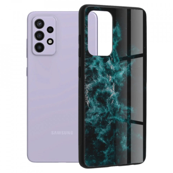 Husa pentru Samsung Galaxy A72 4G / A72 5G - Techsuit Glaze Series - Blue Nebula 