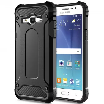 Husa pentru Samsung Galaxy J5 SM-J500 - Techsuit Hybrid Armor - Black 