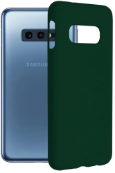 Husa pentru Samsung Galaxy S10e - Techsuit Soft Edge Silicone - Dark Green 
