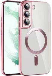 Husa pentru Samsung Galaxy S21 5G - Techsuit Luxury Crystal MagSafe - Pink 