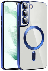 Husa pentru Samsung Galaxy S21 Plus 5G - Techsuit Luxury Crystal MagSafe - Deep Blue 