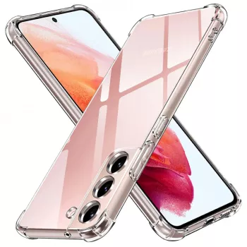 Husa pentru Samsung Galaxy S22 5G - Techsuit Shockproof Clear Silicone - Clear 
