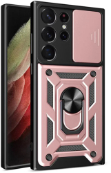 Husa pentru Samsung Galaxy S22 Ultra 5G - Techsuit CamShield Series - Rose Gold 