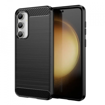 Husa pentru Samsung Galaxy S23 FE - Techsuit Carbon Silicone - Black 