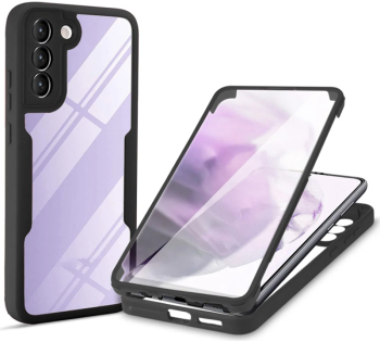 Husa pentru Samsung Galaxy S23 + Folie - Techsuit ColorVerse 360 Series - Black 