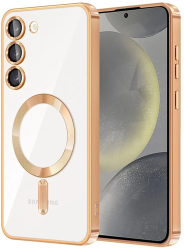 Husa pentru Samsung Galaxy S23 Plus - Techsuit Luxury Crystal MagSafe - Gold 