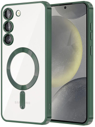 Husa pentru Samsung Galaxy S23 - Techsuit Luxury Crystal MagSafe - Deep Green 