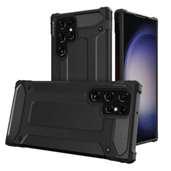 Husa pentru Samsung Galaxy S23 Ultra - Techsuit Hybrid Armor - Black 
