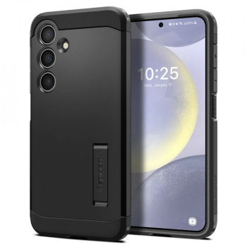 Husa pentru Samsung Galaxy S24 Plus - Spigen Tough Armor - Black 