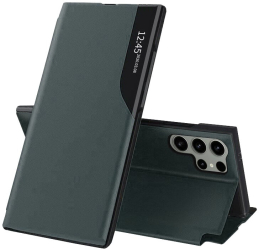 Husa pentru Samsung Galaxy S24 Ultra - Techsuit eFold Series - Dark Green 