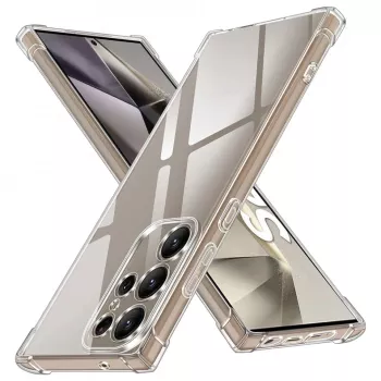 Husa pentru Samsung Galaxy S24 Ultra - Techsuit Shockproof Clear Silicone - Clear 