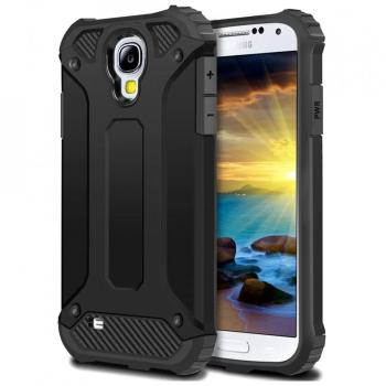 Husa pentru Samsung Galaxy S4 i9500 - Techsuit Hybrid Armor - Black 