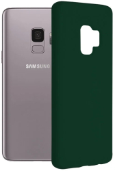 Husa pentru Samsung Galaxy S9 - Techsuit Soft Edge Silicone - Dark Green 