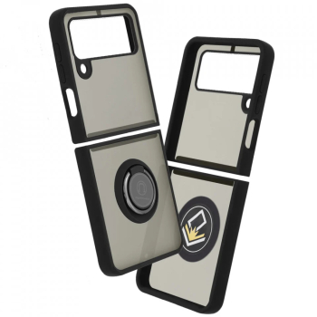 Husa pentru Samsung Galaxy Z Flip3 5G - Techsuit Glinth - Black 