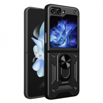 Husa pentru Samsung Galaxy Z Flip5 - Techsuit CamShield Series - Black 