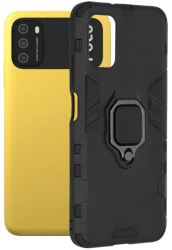 Husa pentru Xiaomi Poco M3 - Techsuit Silicone Shield - Black 