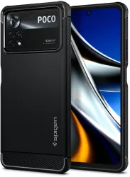 Husa pentru Xiaomi Poco X4 Pro 5G - Spigen Rugged Armor - Black 