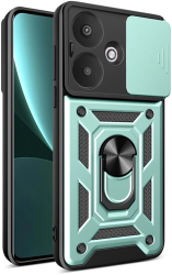 Husa pentru Xiaomi Redmi 13C 5G / Poco M6 - Techsuit CamShield Series - Green 