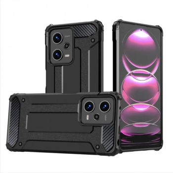 Husa pentru Xiaomi Redmi Note 12 Pro 5G / Poco X5 Pro - Techsuit Hybrid Armor - Black 