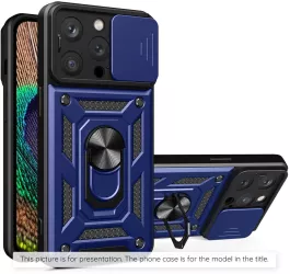Husa pentru Xiaomi Redmi Note 13 Pro+ 5G - Techsuit CamShield Series - Blue 
