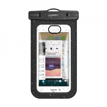 Husa Waterproof pentru Telefon 6 inch - Ugreen 50919 - Black