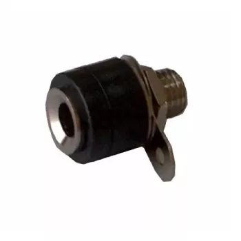 Mufa banana mama 4mm panou plastic negru 