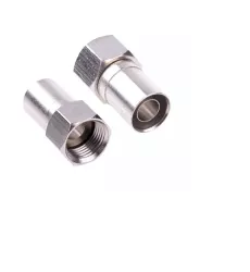 Mufa F compresie pentru cablu coaxial cu diametrul de 6.8mm 