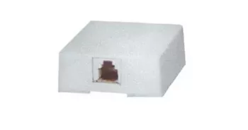 Priza RJ45 8p8c alba CAT5 