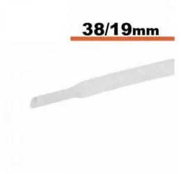 Tub termocontractibil alb 38mm/ 19mm 0.5m 