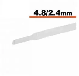 Tub termocontractibil alb 4.8mm/ 2.4mm 0.5m 