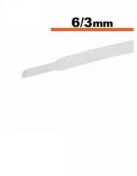 Tub termocontractibil alb 6mm/ 3mm 0.5m 