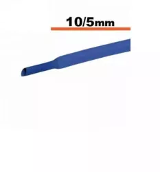 Tub termocontractibil albastru 10mm/ 5mm 0.5m 