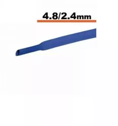 Tub termocontractibil albastru 4.8mm/ 2.4mm 0.5m 