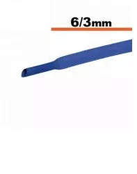 Tub termocontractibil albastru 6mm/ 3mm 0.5m 