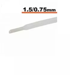 Tub termocontractibil transparent 1.5mm/ 0.75mm 0.5m 