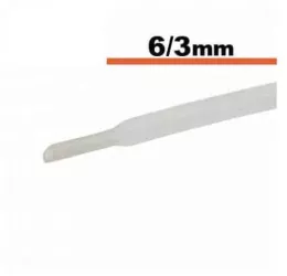 Tub termocontractibil transparent 6mm/ 3mm 0.5m 