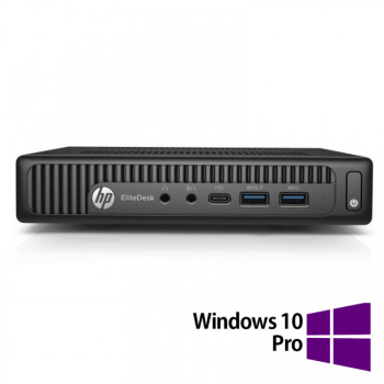 Calculator Refurbished HP Elitedesk 800 G2 Mini PC Intel Core i7-6700T 2.80GHz 16GB DDR4 512GB SSD + Windows 10 Pro 