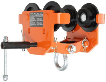 Carucior cu role pentru palan Capacitate 2 tone latime lucru 71-170.2 mm 