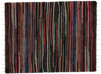Covor traditional tesut din bumbac 120x150 cm multicolor 
