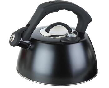 Fierbator cu fluier otel inoxidabil 2 5 L potrivit pentru plite aragaz inclusiv cu inductie - RESIGILAT 