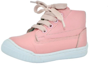 Ghete din piele naturala pentru fete Small Foot PFSF-06 Roz 