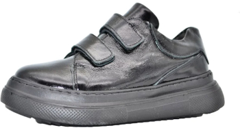 Pantofi ortopedici din piele pentru fete Small Foot PCSF-01 Negru 