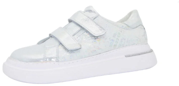 Pantofi ortopedici din piele pentru fete Small Foot PFSF-04 Argintiu 